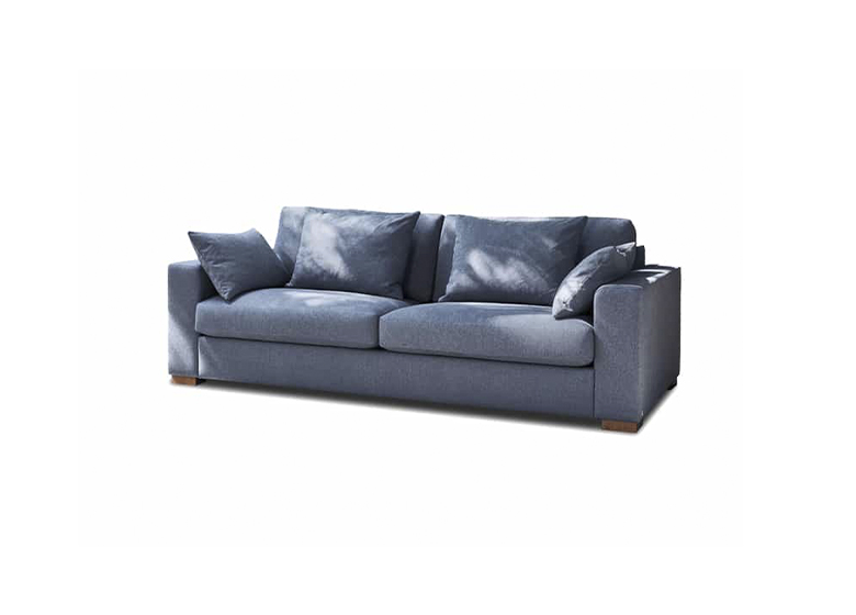 Blaues Sofa