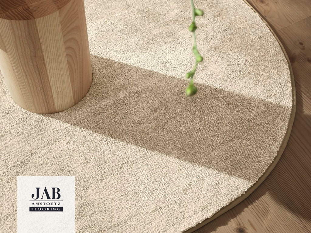 Beiger Teppich Detailbild
