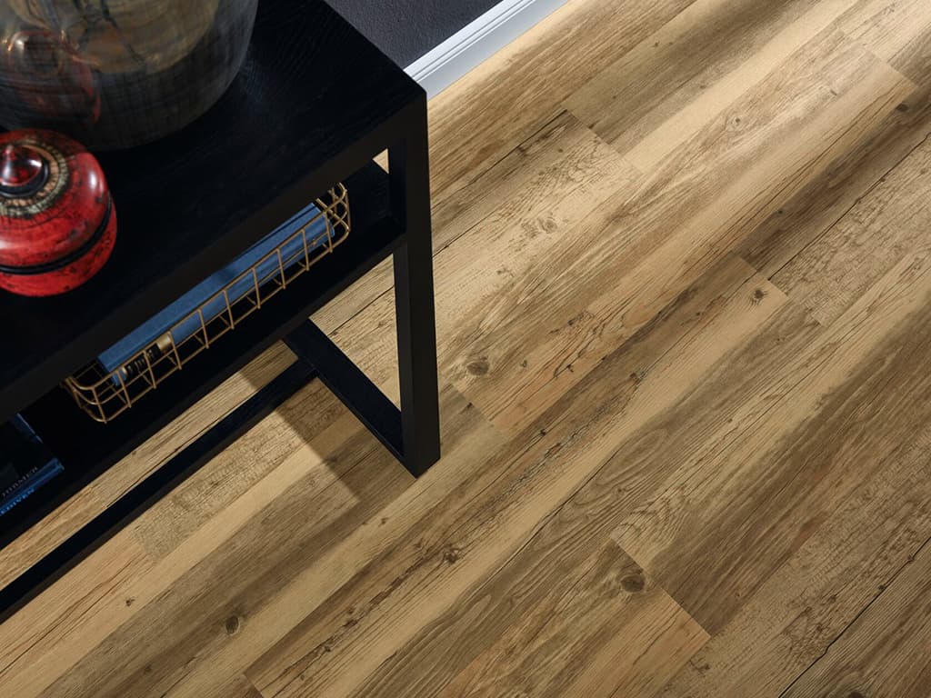 Vinylboden mit Holzoptik im Wohnzimmer