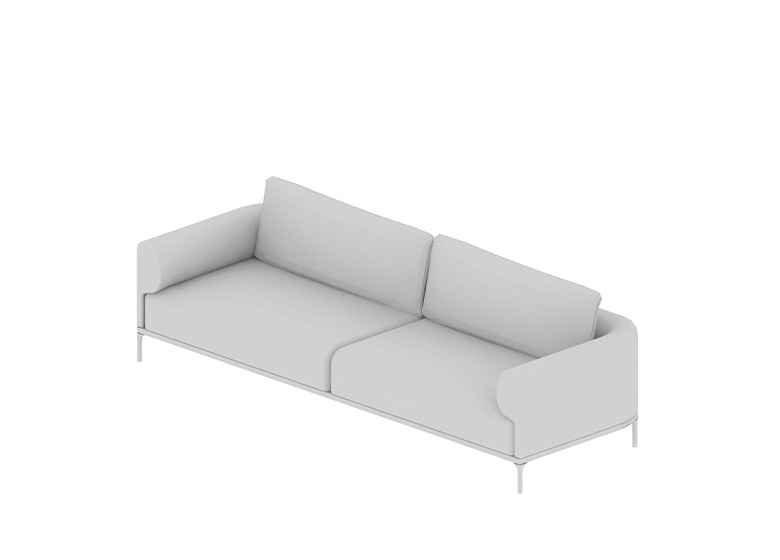 3D-Grafik von einem Sofa