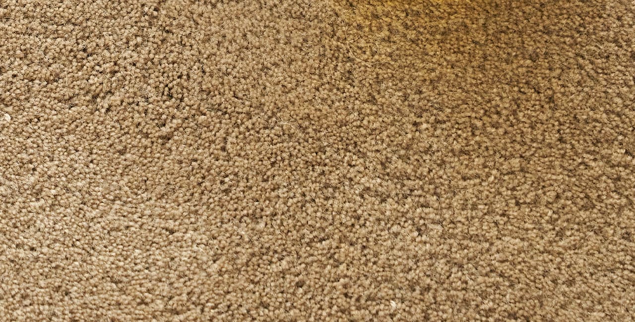 Teppich mit hohem Floor in einem warmen braunton