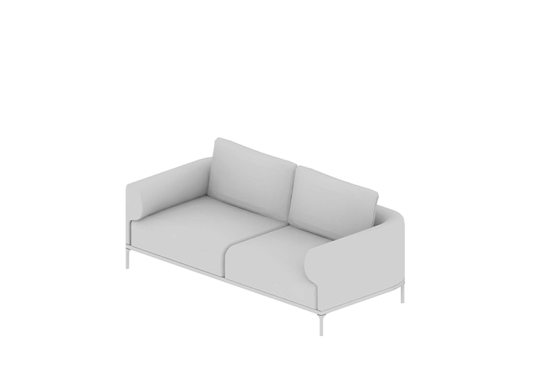 3D-Grafik von einem Sofa